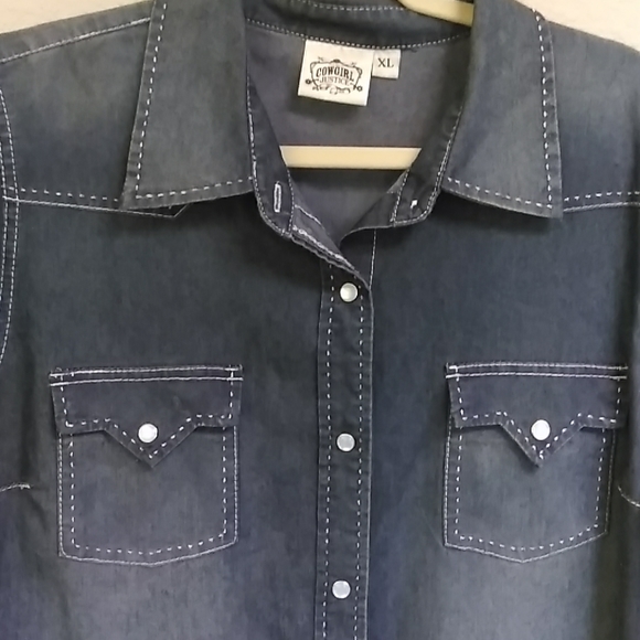 Long denim dress/tunic - Picture 2 of 5